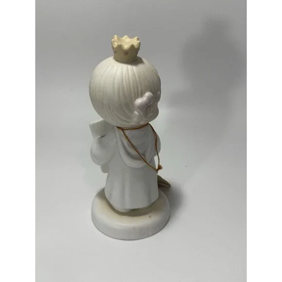 Precious Moments Figurine Congratulations Princess Girl Graduation Robe Vtg - Picture 4 of 5